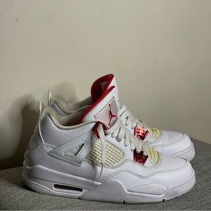 Metallic Red Jordan 4’s
